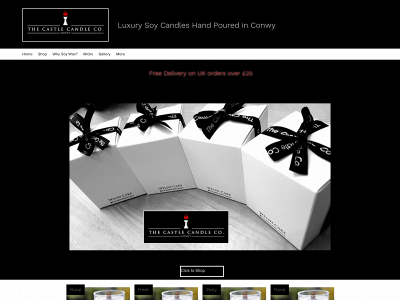 castlecandlecompany.co.uk snapshot