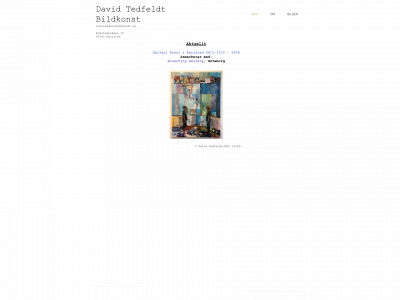 davidtedfeldt.se snapshot