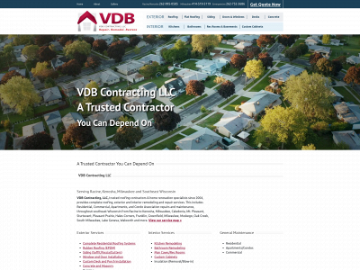 vdbcontractors.com snapshot