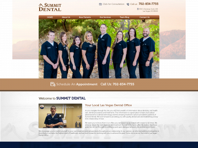 summitdentallv.com snapshot