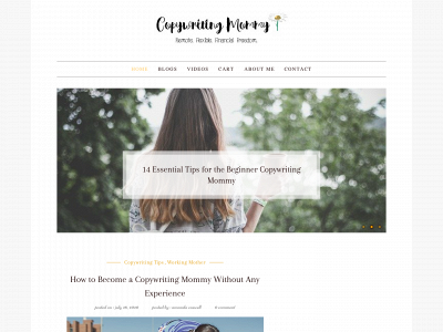 copywritingmommy.com snapshot