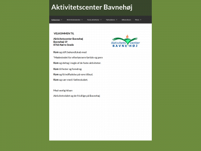 aktivitetscenterbavnehoj.dk snapshot