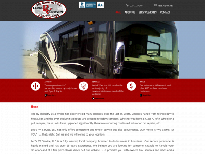 leosrvservice.com snapshot