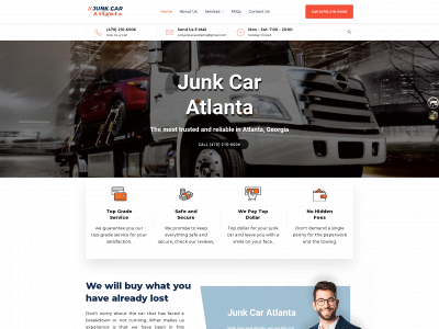 junkacaratlanta.com snapshot