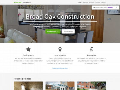 broadoakbuild.co.uk snapshot