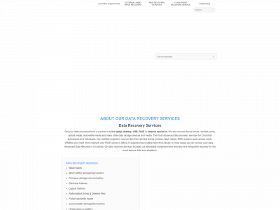 datarecoverycincinnati.com snapshot