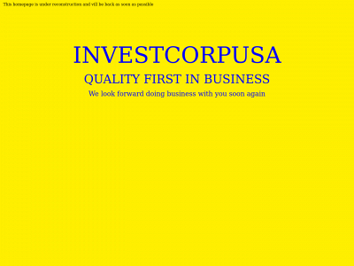 investcorpusa.com snapshot