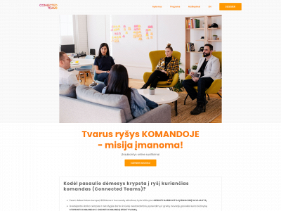connectedteams.lt snapshot