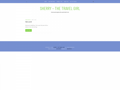 sherrythetravelgirl.com snapshot