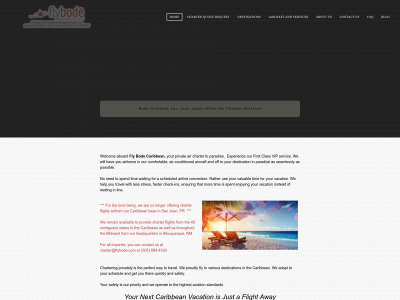 www.flybodecaribbean.com snapshot