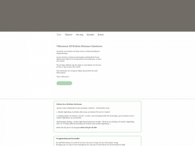 mediummarianne.se snapshot