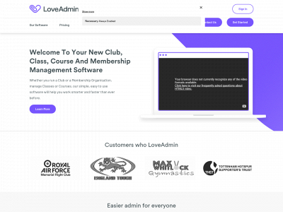 loveadmin.com snapshot
