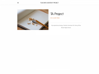 tafinalproject.weebly.com snapshot