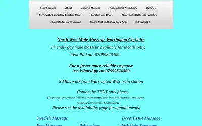 nwmalemassage.co.uk snapshot