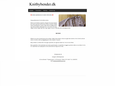 knitbybender.123hjemmeside.dk snapshot