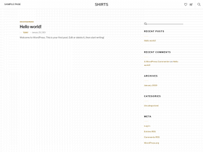 tonysshirts.com snapshot