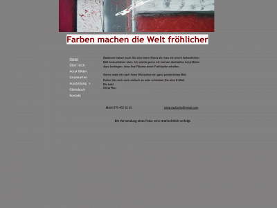 silviarau.ch snapshot