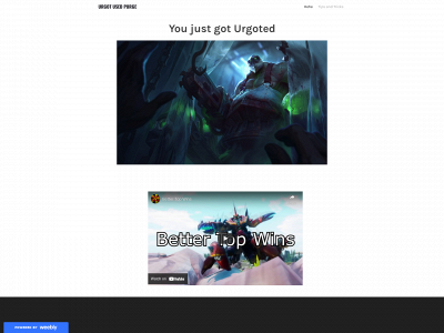 urgotusedpurge.weebly.com snapshot