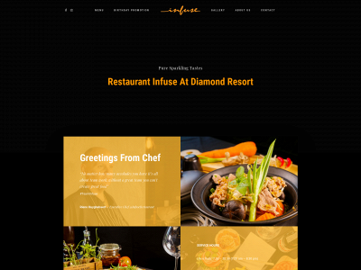restaurantinfuse.com snapshot