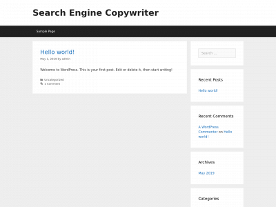 searchenginecopywriter.com snapshot