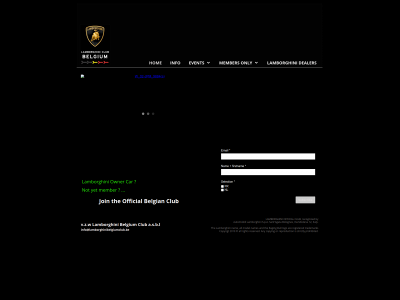 lamborghinibelgiumclub.be snapshot