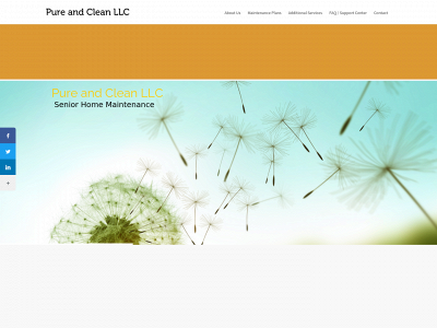pureandcleanllc.com snapshot