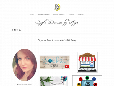 www.simpledreamsbyhope.com snapshot