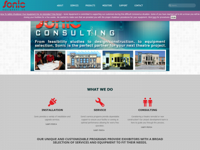 sonicequipment.com snapshot