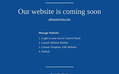 adriannewgent.com snapshot