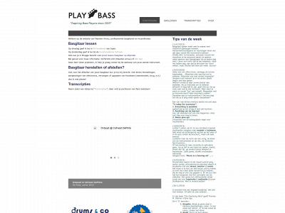 playbass.be snapshot