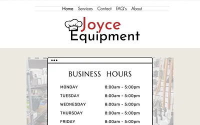 joycefoodequipment.us snapshot