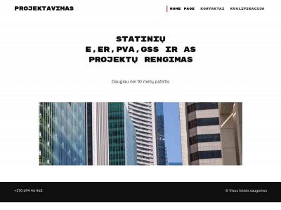 projektas5.tech snapshot
