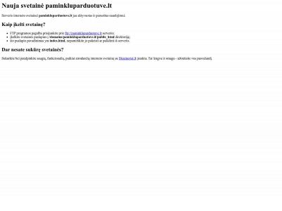paminkluparduotuve.lt snapshot
