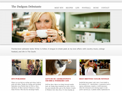 thedadgumdebutante.com snapshot