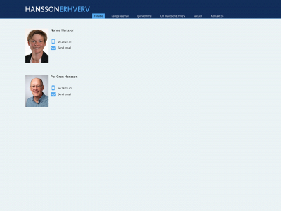 hanssonerhverv.dk snapshot