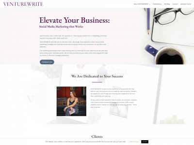 venturewrite.com snapshot