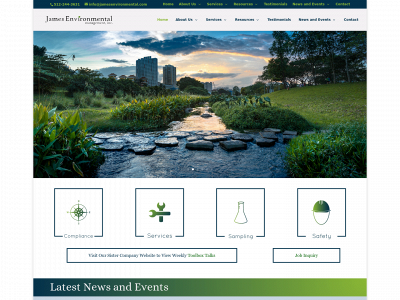 jamesenvironmental.com snapshot