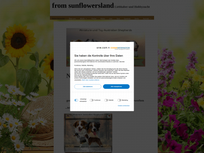 sunflowersland.de snapshot