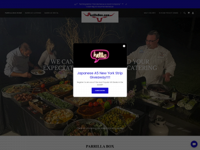 parrillabox.com snapshot