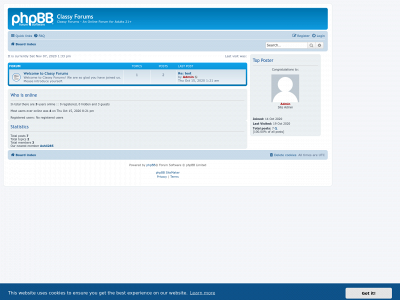 classyforums.com snapshot