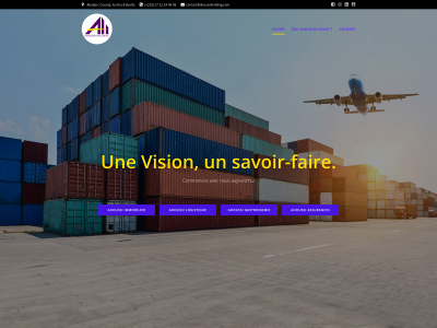 ahoussiholding.com snapshot