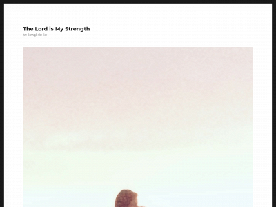 thelordismystrength.org snapshot
