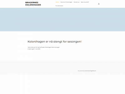 bragerneskolonihager.no snapshot