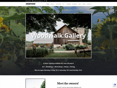 woodwalkgallery.com snapshot