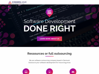 coders-hive.com snapshot