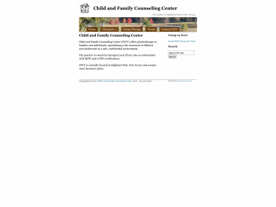 childandfamilynj.com snapshot
