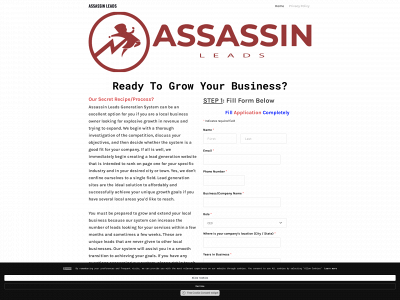 www.assassinleads.com snapshot