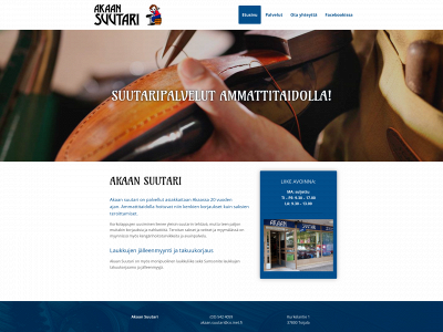 akaansuutari.fi snapshot