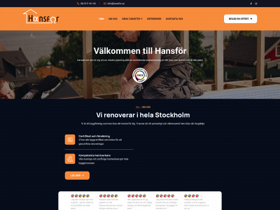 hansfor.se snapshot