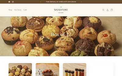 thesignaturepatisserie.com snapshot